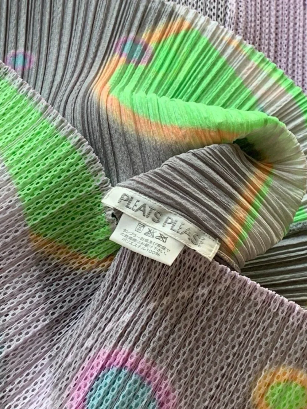 Issey Miyake Pleats Please Planet Top Pale Purple JP3